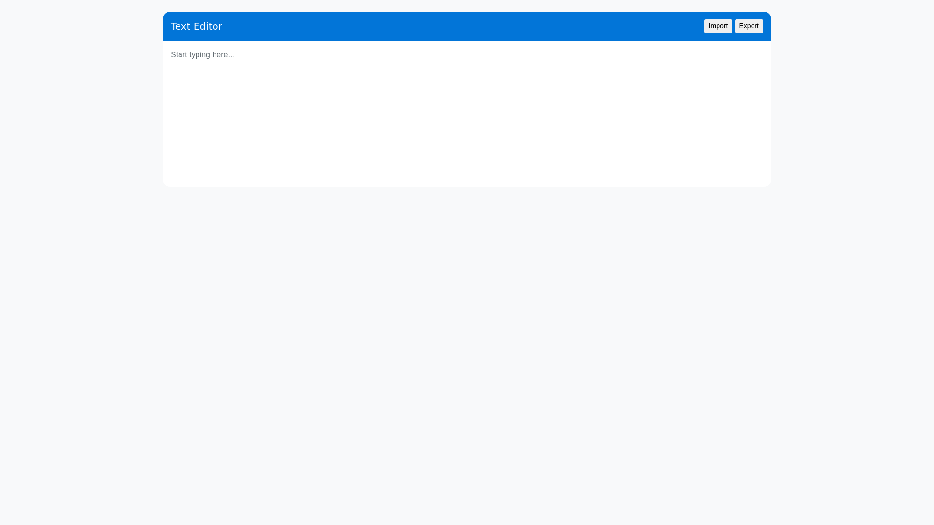 Component Preview